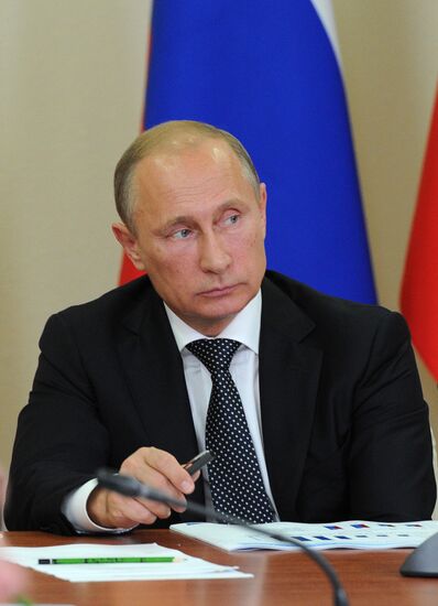 Vladimir Putin visits Novorossiisk