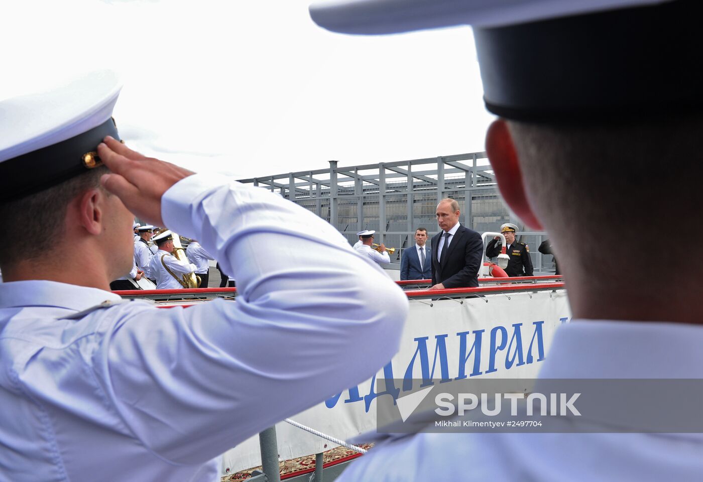 Vladimir Putin visits Novorossiisk