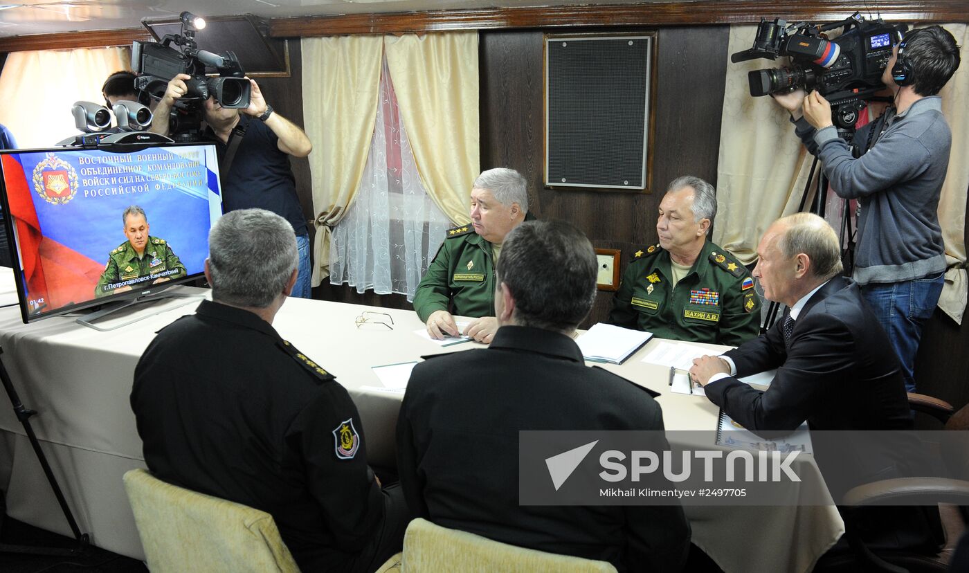 Vladimir Putin visits Novorossiisk