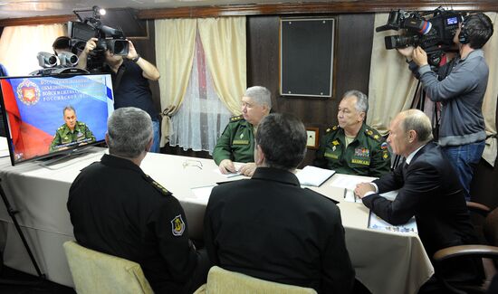 Vladimir Putin visits Novorossiisk