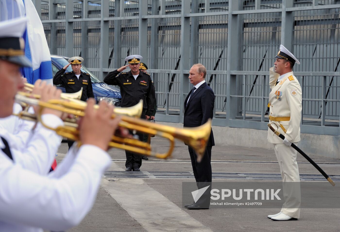 Vladimir Putin visits Novorossiisk