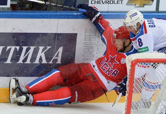 Hockey. KHL. CSKA-Lada match