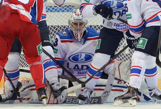 Hockey. KHL. CSKA-Lada match