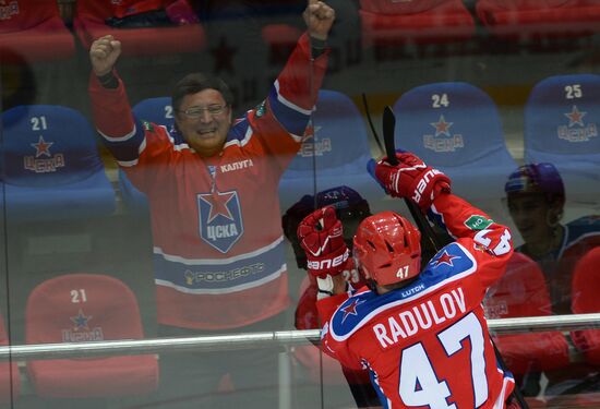 Hockey. KHL. CSKA-Lada match