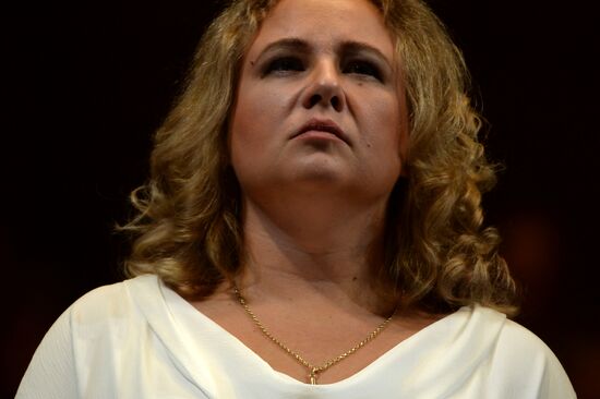 Dress rehearsal of Pyotr Tchaikovsky's opera "The Maid of Orleans"