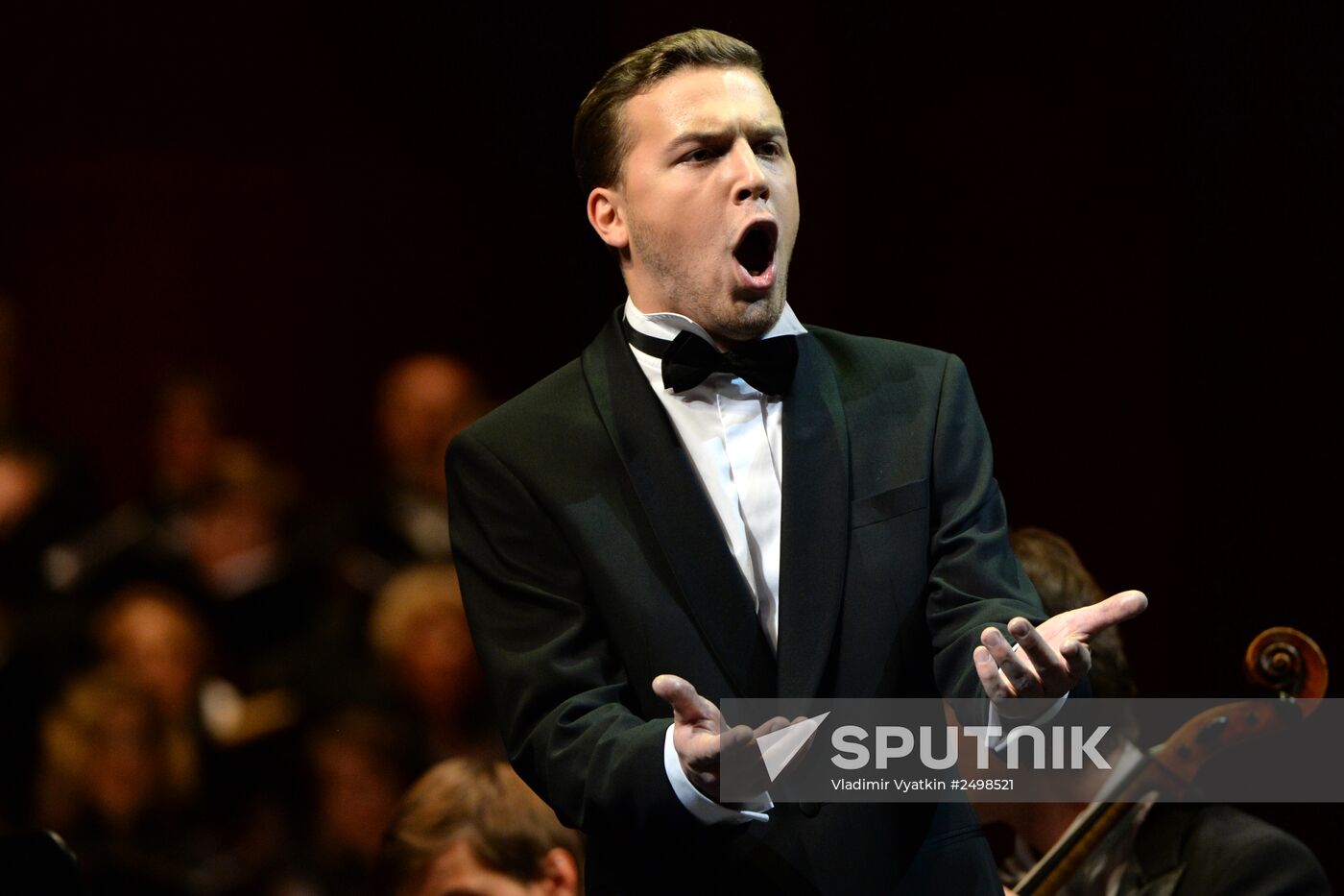 Dress rehearsal of Pyotr Tchaikovsky's opera "The Maid of Orleans"