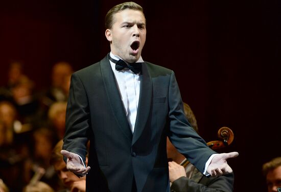 Dress rehearsal of Pyotr Tchaikovsky's opera "The Maid of Orleans"