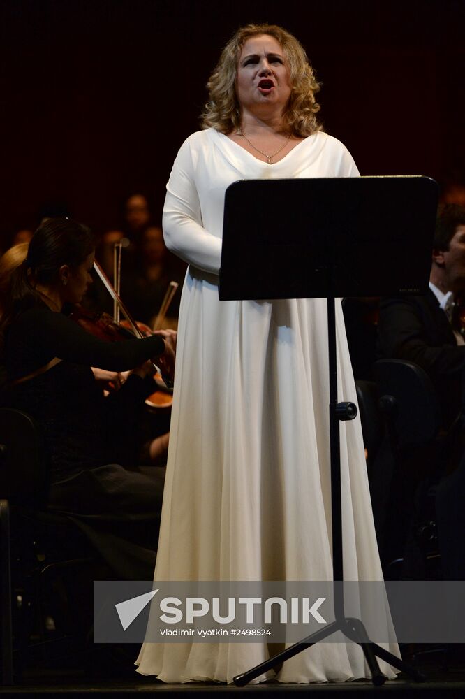 Dress rehearsal of Pyotr Tchaikovsky's opera "The Maid of Orleans"