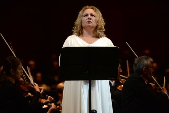 Dress rehearsal of Pyotr Tchaikovsky's opera "The Maid of Orleans"