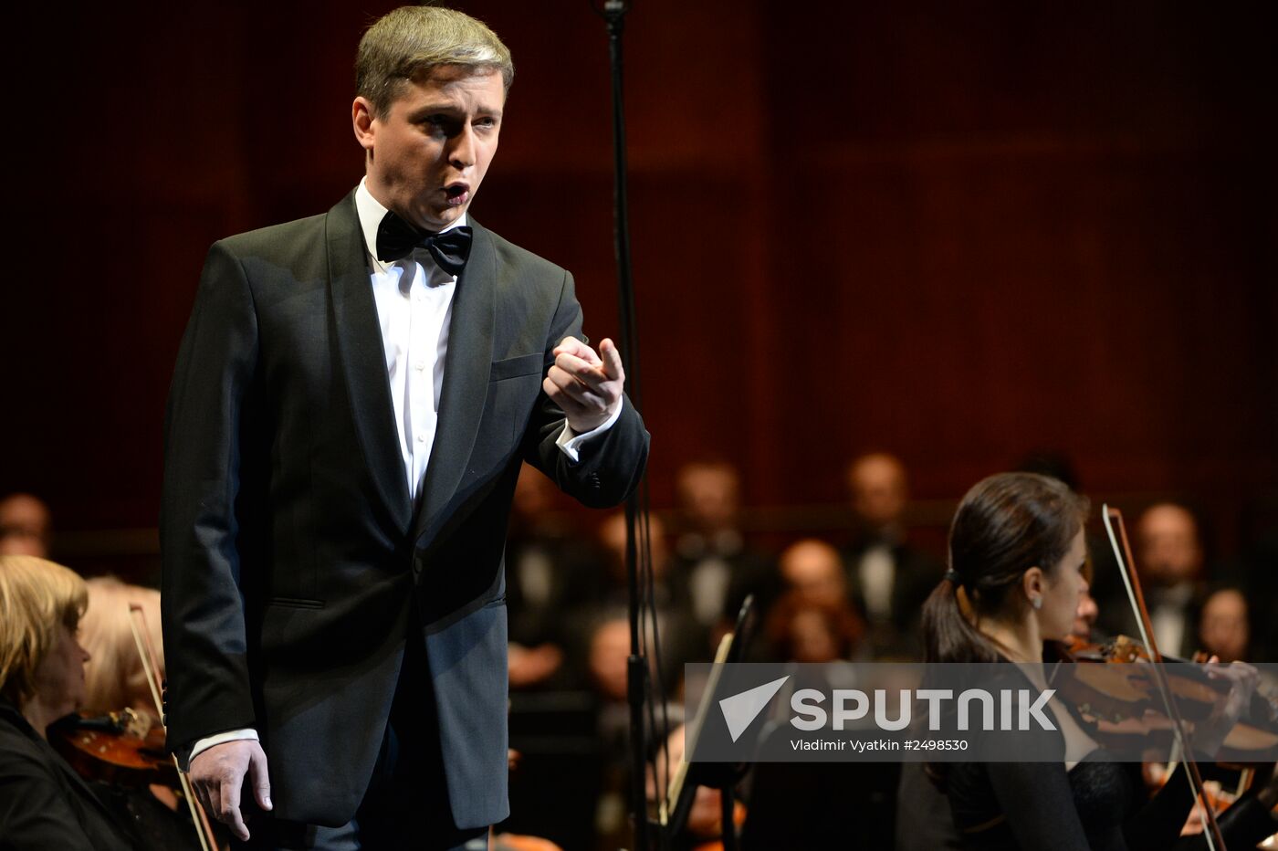 Dress rehearsal of Pyotr Tchaikovsky's opera "The Maid of Orleans"