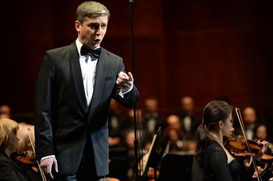 Dress rehearsal of Pyotr Tchaikovsky's opera "The Maid of Orleans"