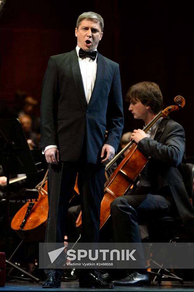 Dress rehearsal of Pyotr Tchaikovsky's opera "The Maid of Orleans"