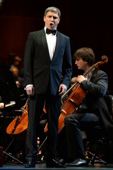 Dress rehearsal of Pyotr Tchaikovsky's opera "The Maid of Orleans"