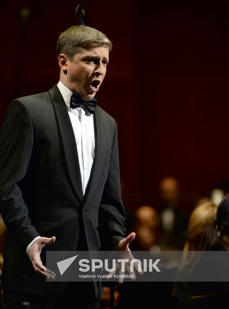 Dress rehearsal of Pyotr Tchaikovsky's opera "The Maid of Orleans"