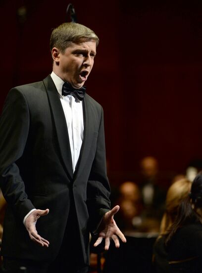 Dress rehearsal of Pyotr Tchaikovsky's opera "The Maid of Orleans"