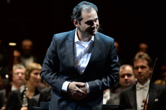 Dress rehearsal of Pyotr Tchaikovsky's opera "The Maid of Orleans"