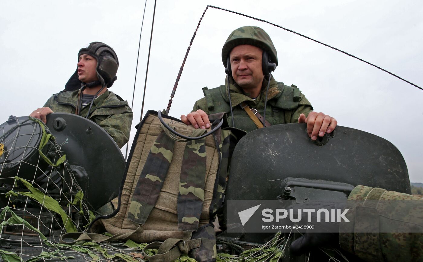 Military exercise at Baltic Fleet base in Kaliningrad Region