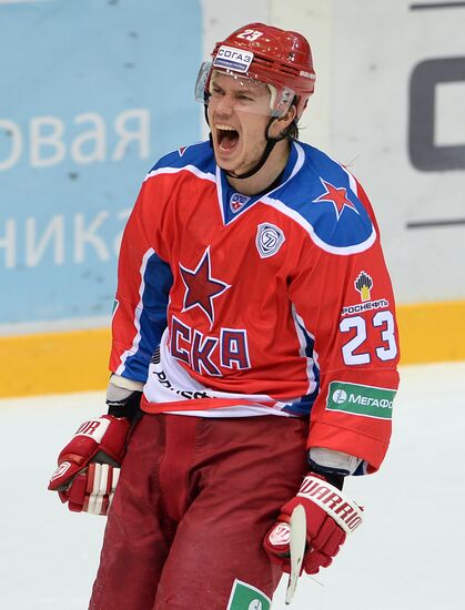 Ice hockey. KHL. CSKA vs. Neftekhimik