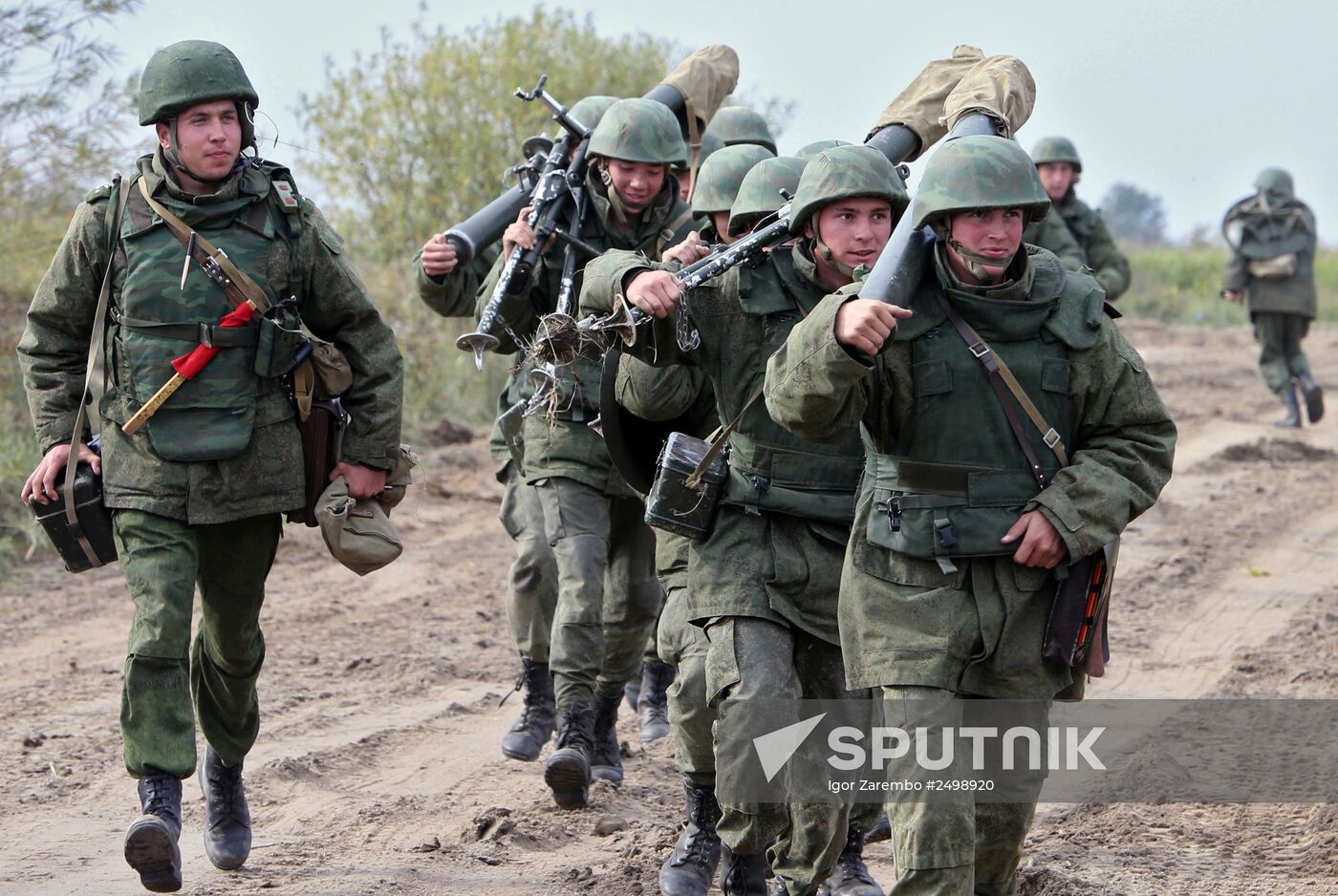 Military exercise at Baltic Fleet base in Kaliningrad Region