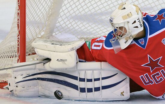 Ice hockey. KHL. CSKA vs. Neftekhimik