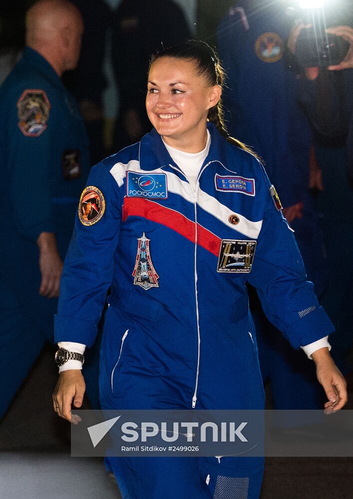 Soyuz-FG booster with Soyuz ТМА-14М spaceship prepared for launch