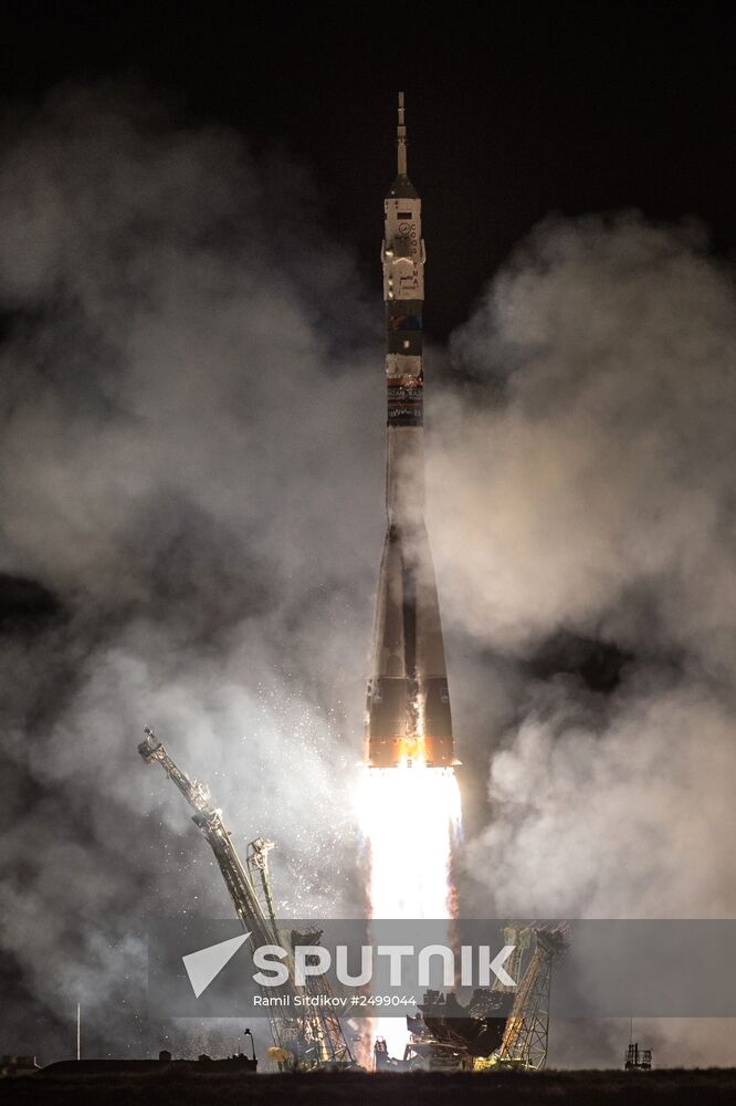 Soyuz ТМА-14М rocket launched from Baikonur Cosmodrome