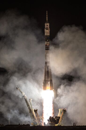 Soyuz ТМА-14М rocket launched from Baikonur Cosmodrome