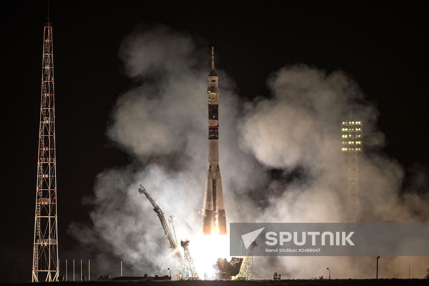 Soyuz ТМА-14М rocket launched from Baikonur Cosmodrome