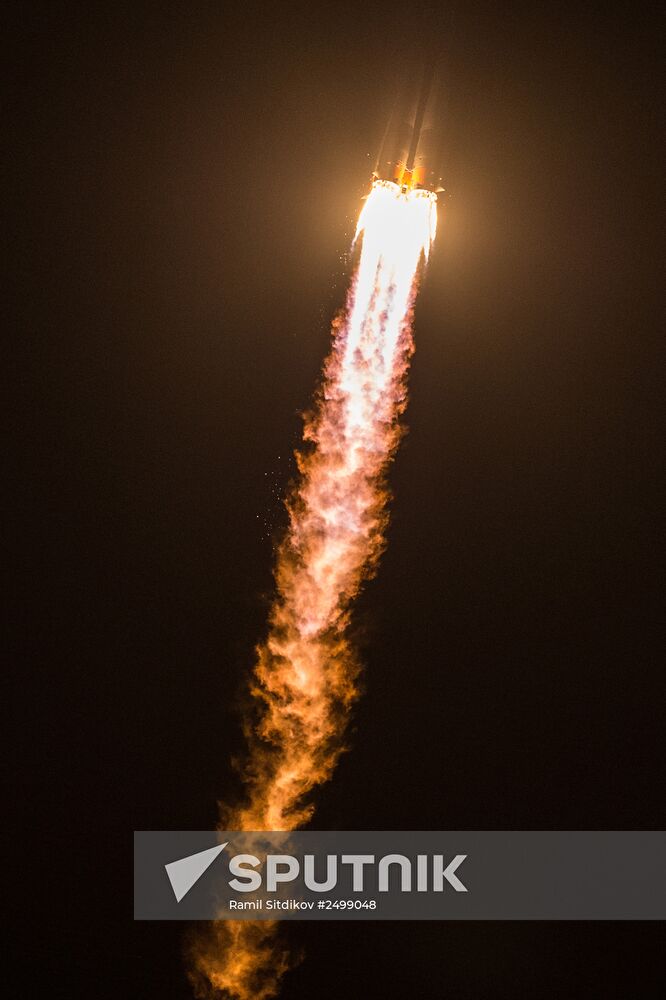 Soyuz ТМА-14М rocket launched from Baikonur Cosmodrome
