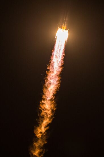 Soyuz ТМА-14М rocket launched from Baikonur Cosmodrome