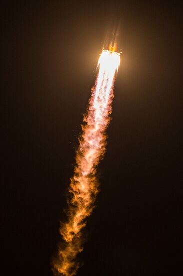Soyuz ТМА-14М rocket launched from Baikonur Cosmodrome