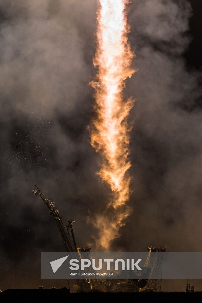 Soyuz ТМА-14М rocket launched from Baikonur Cosmodrome