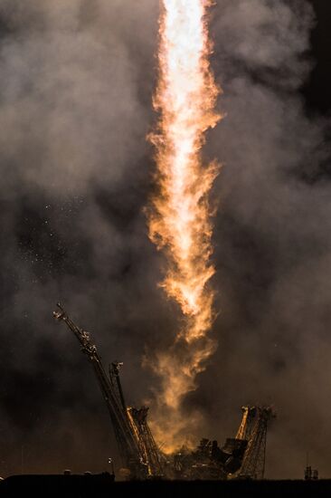 Soyuz ТМА-14М rocket launched from Baikonur Cosmodrome