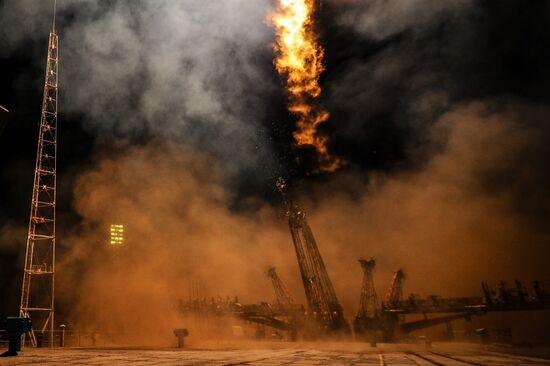 Soyuz ТМА-14М rocket launched from Baikonur Cosmodrome