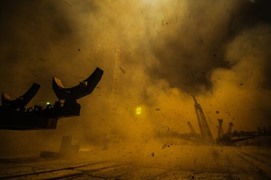 Soyuz ТМА-14М rocket launched from Baikonur Cosmodrome