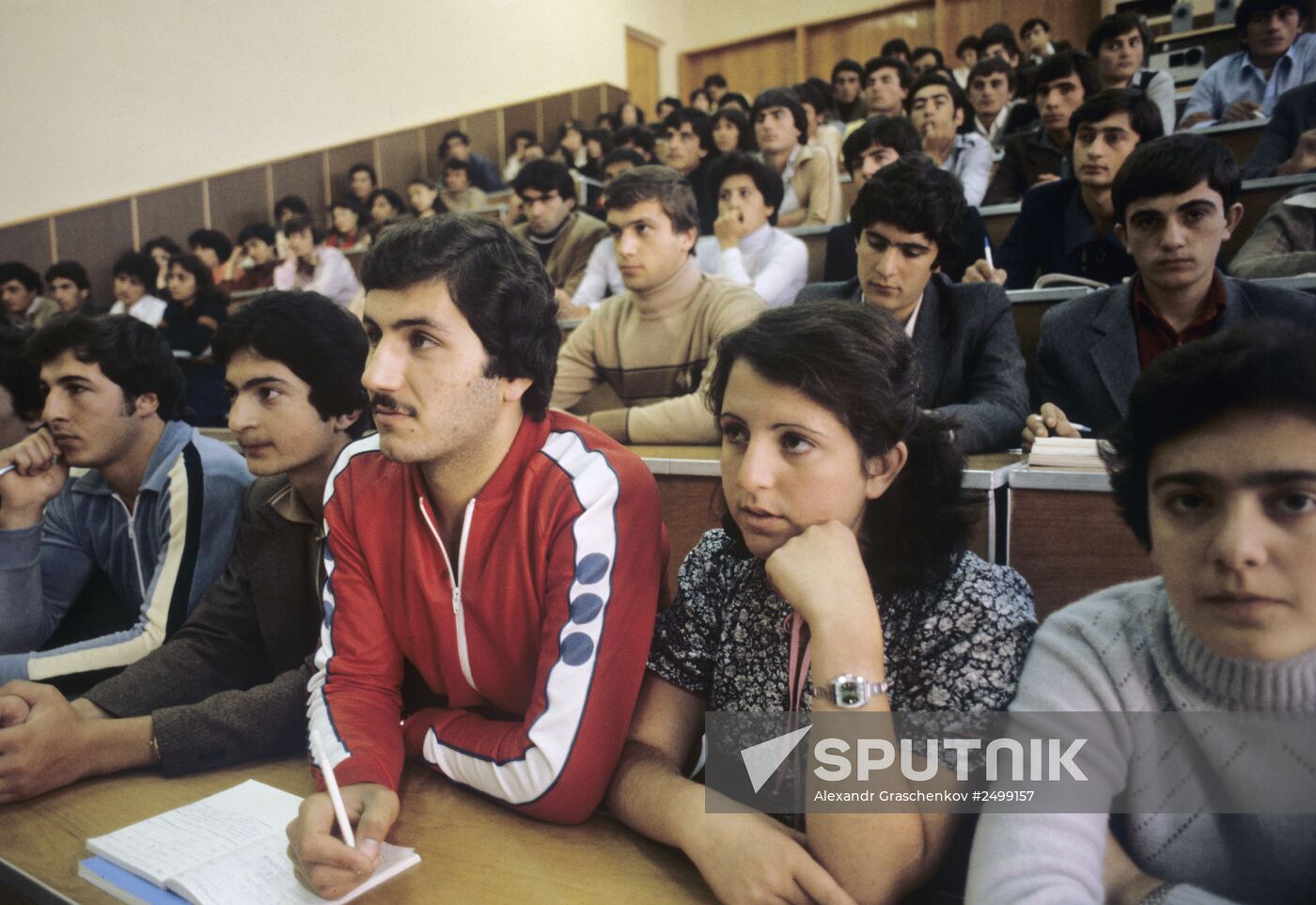 Students at lecture