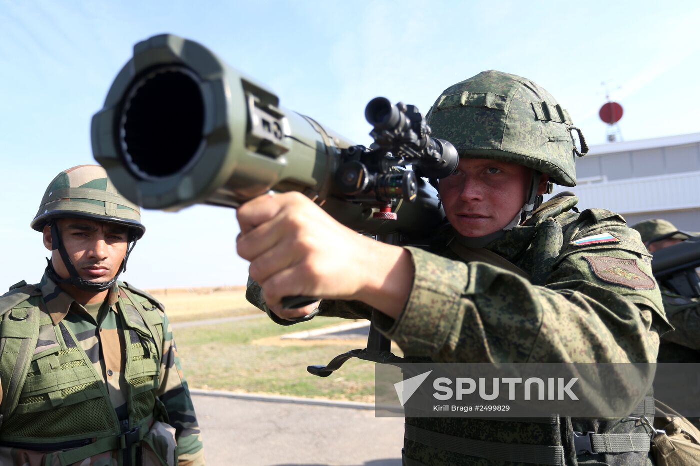 Joint Russian-Indian drills Indra-2014