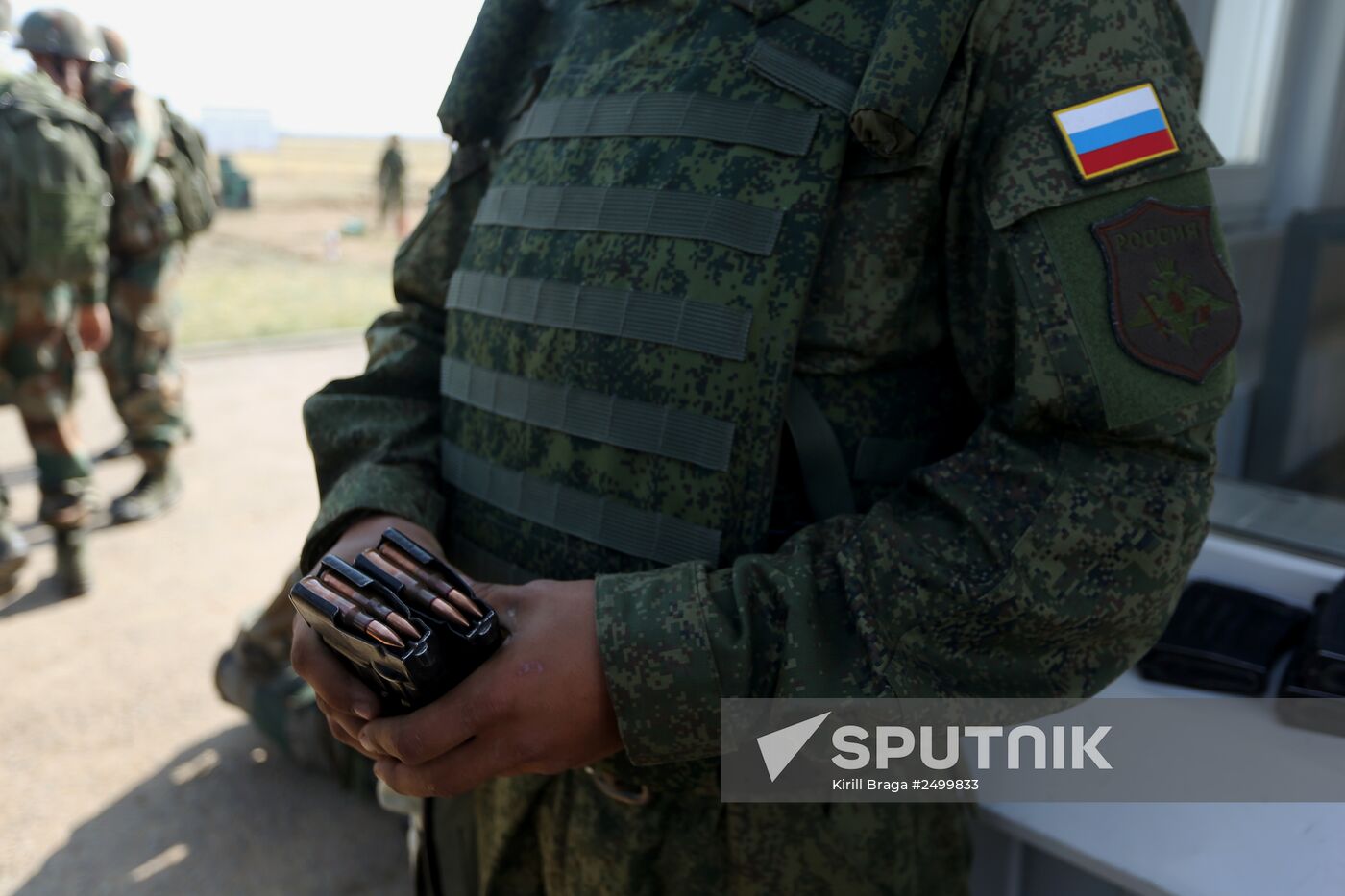 Joint Russian-Indian drills Indra-2014