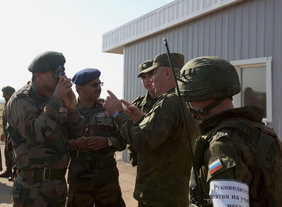 Joint Russian-Indian drills Indra-2014