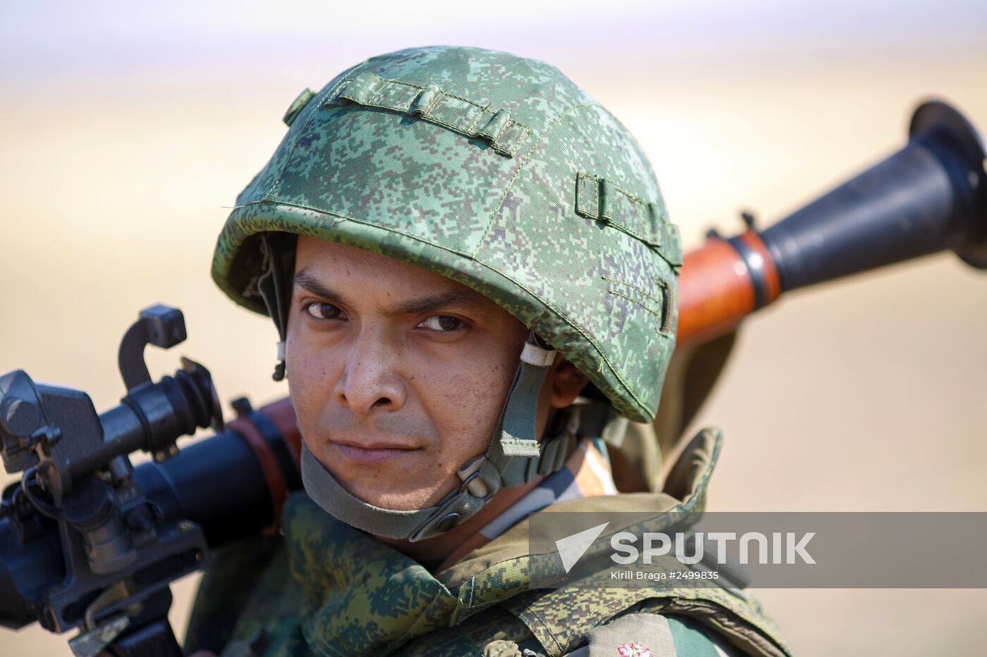 Joint Russian-Indian drills Indra-2014