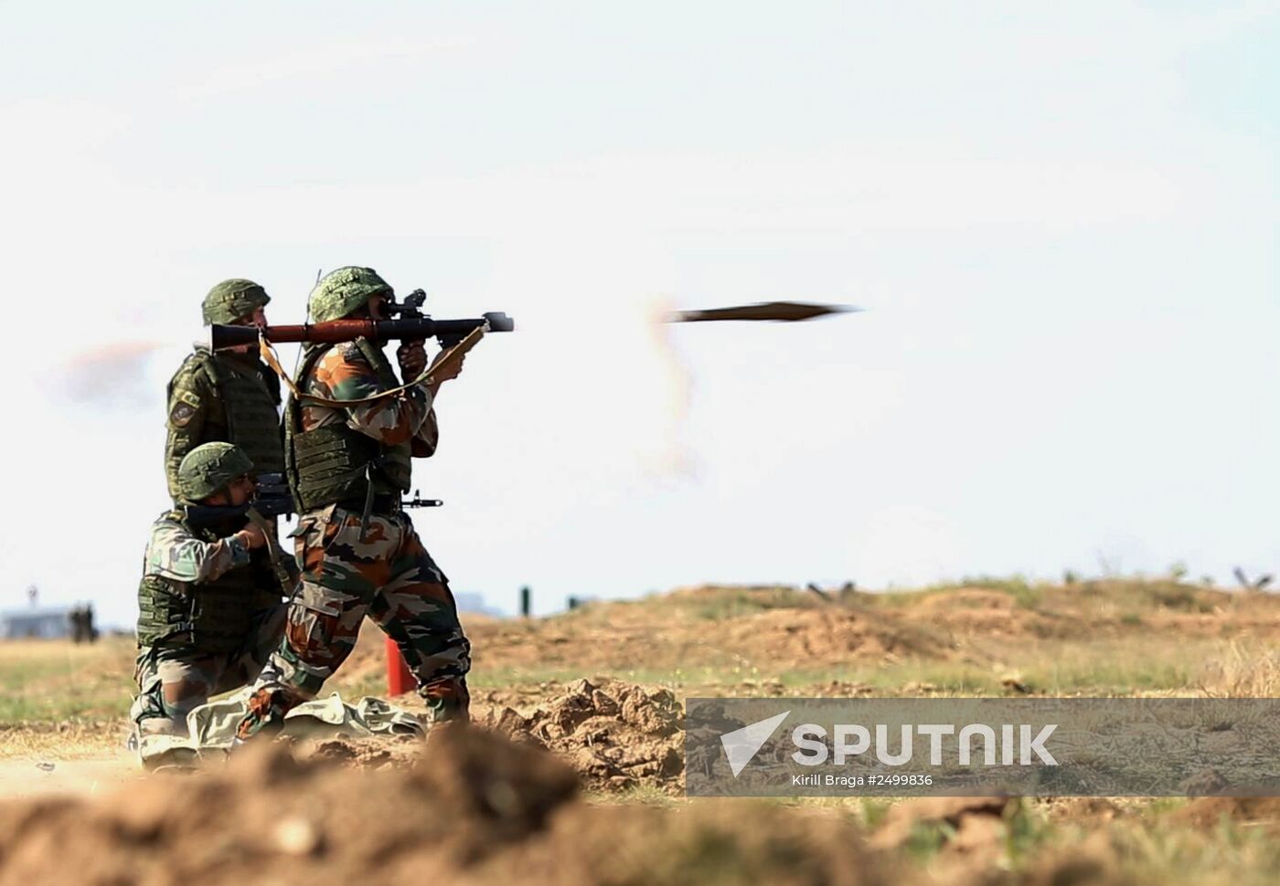 Joint Russian-Indian drills Indra-2014