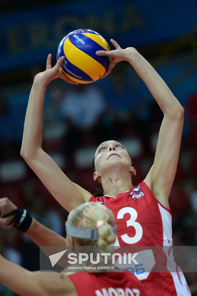 2014 FIVB Volleyball Women's World Championship. Russia vs. Netherlands