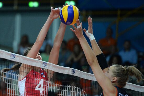 2014 FIVB Volleyball Women's World Championship. Russia vs. Netherlands