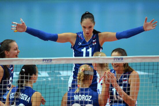 FIVB Volleyball Women's World Championship. USA vs. Russia