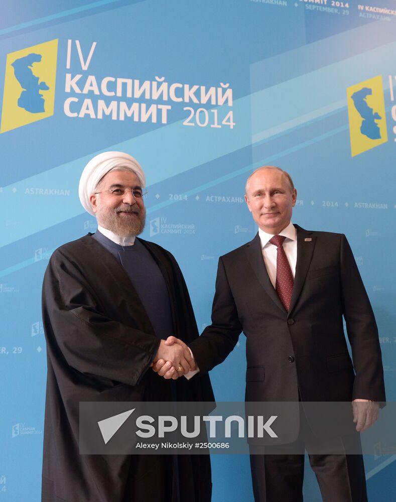 Vladimir Putin attends 4th Caspian Summit