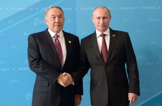 Vladimir Putin participates in Fourth Caspian Summit
