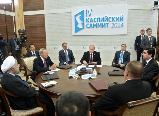 Vladimir Putin attends 4th Caspian Summit