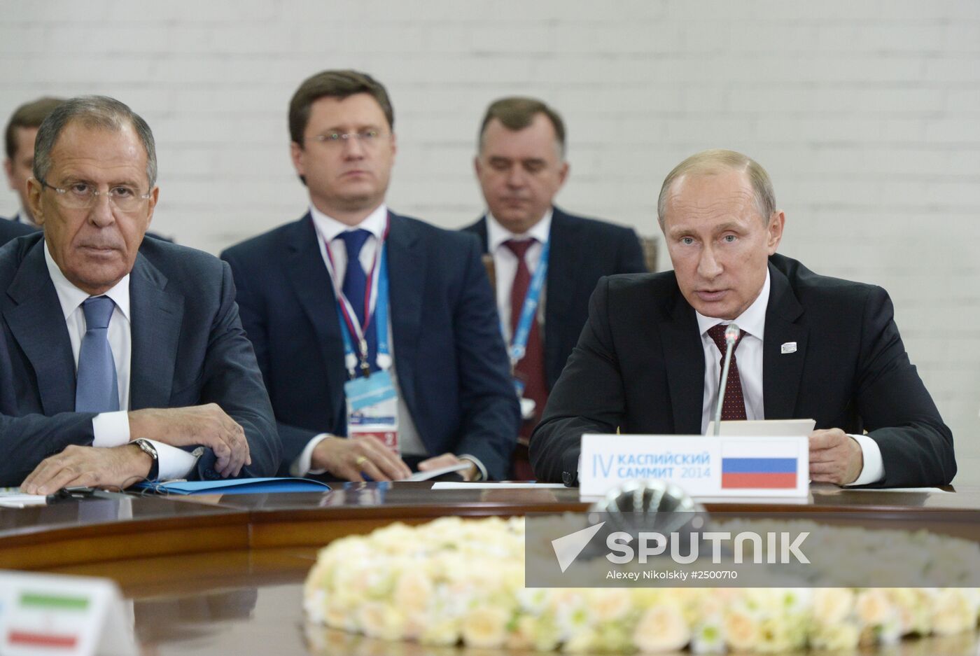 Vladimir Putin attends 4th Caspian Summit