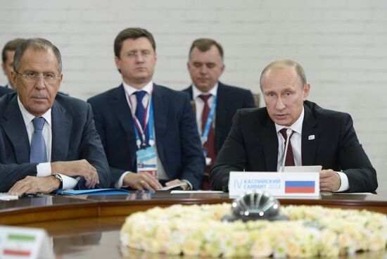 Vladimir Putin attends 4th Caspian Summit
