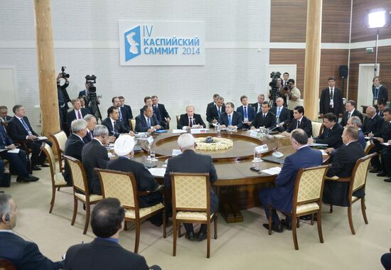 Vladimir Putin attends 4th Caspian Summit